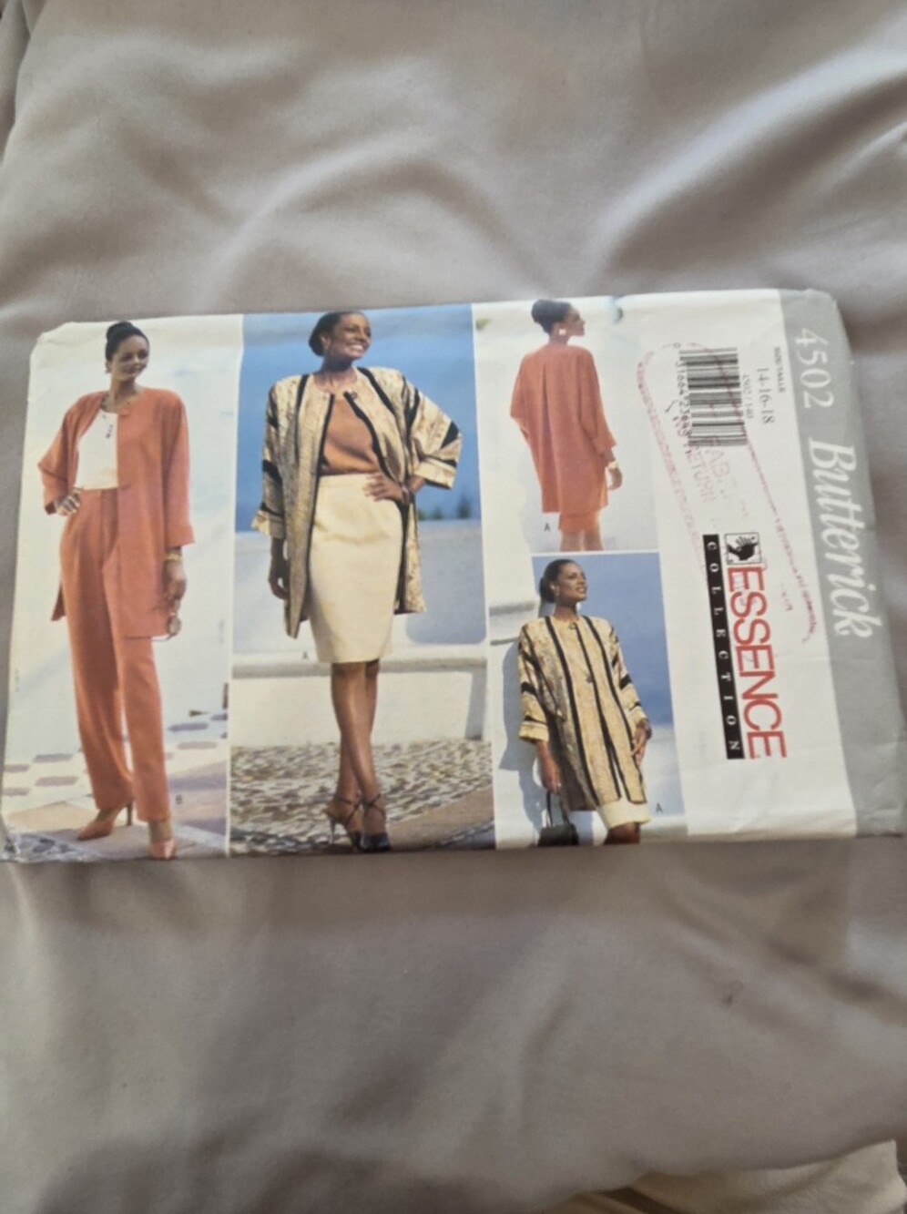 Butterick 4502 Essence Collection Sewing Pattern